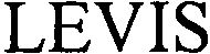 Trademark Logo LEVIS