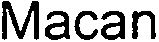 Trademark Logo MACAN