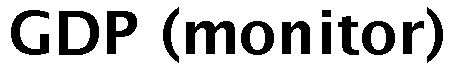 Trademark Logo GDP (MONITOR)