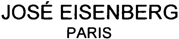 Trademark Logo JOSÃ EISENBERG PARIS