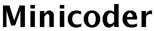 Trademark Logo MINICODER