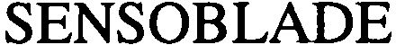 Trademark Logo SENSOBLADE
