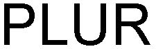 Trademark Logo PLUR