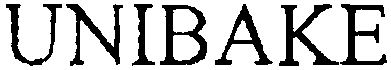 Trademark Logo UNIBAKE