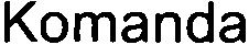 Trademark Logo KOMANDA