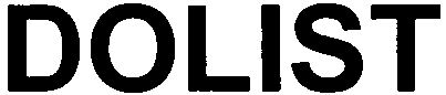 Trademark Logo DOLIST