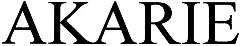 Trademark Logo AKARIE
