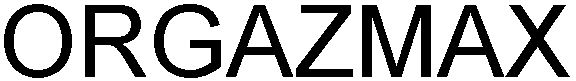 Trademark Logo ORGAZMAX
