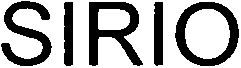 Trademark Logo SIRIO