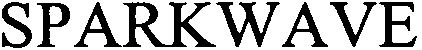 Trademark Logo SPARKWAVE