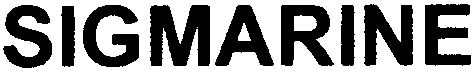 Trademark Logo SIGMARINE