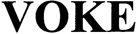 Trademark Logo VOKE