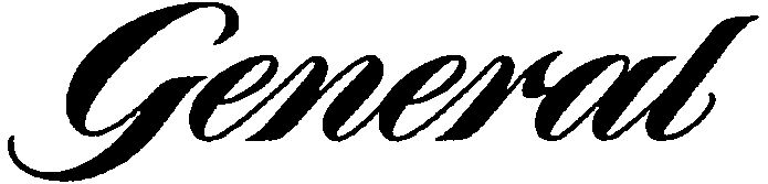 Trademark Logo GENERAL