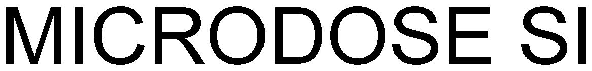 Trademark Logo MICRODOSE SI