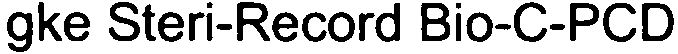 Trademark Logo GKE STERI-RECORD BIO-C-PCD