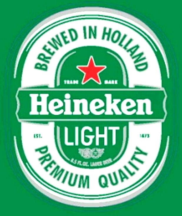 Trademark Logo HEINEKEN LIGHT BREWED IN HOLLAND PREMIUM QUALITY EST. 1873 8.5 FL OZ. LAGER BEER