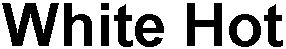 Trademark Logo WHITE HOT