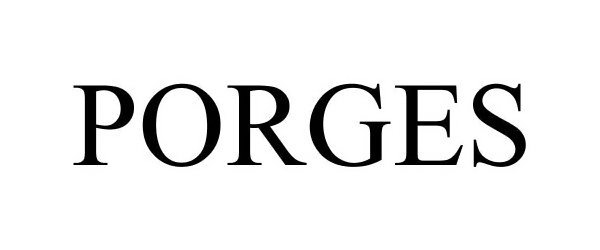 Trademark Logo PORGES