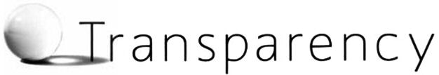 Trademark Logo TRANSPARENCY
