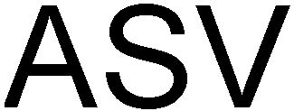 Trademark Logo ASV