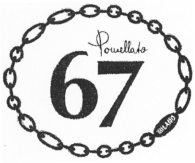 Trademark Logo POMELLATO 67