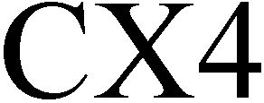 Trademark Logo CX4