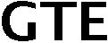 Trademark Logo GTE