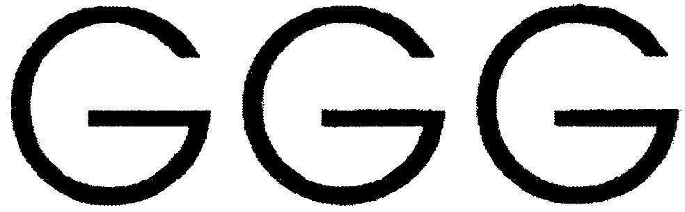 Trademark Logo GGG