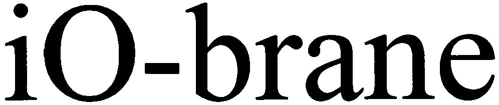 Trademark Logo IO-BRANE