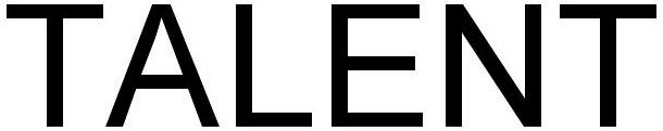 Trademark Logo TALENT