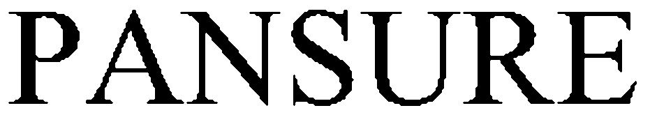 Trademark Logo PANSURE