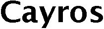Trademark Logo CAYROS