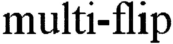 Trademark Logo MULTI-FLIP