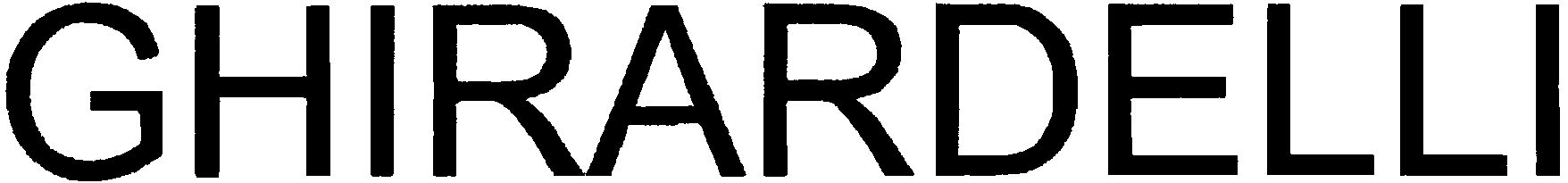 Trademark Logo GHIRARDELLI