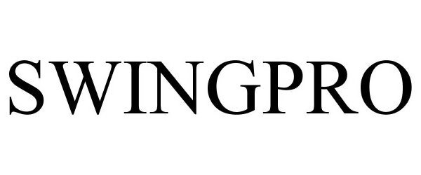 Trademark Logo SWINGPRO