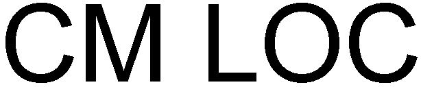 Trademark Logo CM LOC