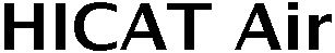 Trademark Logo HICAT AIR