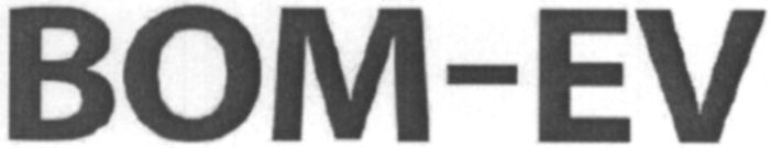 Trademark Logo BOM-EV