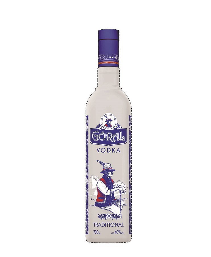  GORAL VODKA TRADITIONAL, ORIGINAL PRODUCT OF GAS FAMILIA DISTILLERY, PRODUCED AND BOTTLED BY GAS FAMILIA