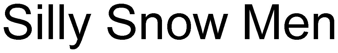 Trademark Logo SILLY SNOW MEN
