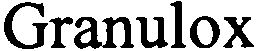 Trademark Logo GRANULOX