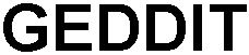 Trademark Logo GEDDIT