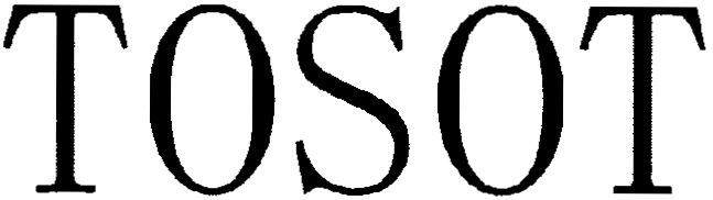 Trademark Logo TOSOT