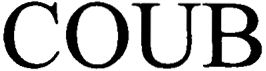 Trademark Logo COUB