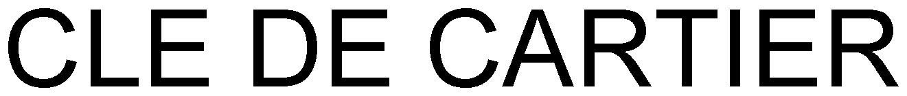 Trademark Logo CLE DE CARTIER