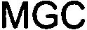 Trademark Logo MGC