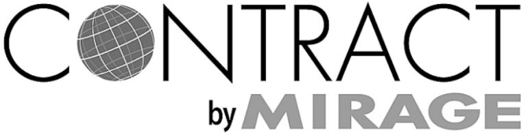 Trademark Logo CONTRACT BY MIRAGE