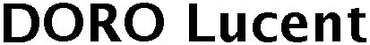 Trademark Logo DORO LUCENT