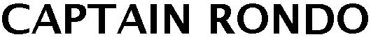 Trademark Logo CAPTAIN RONDO