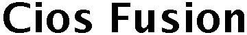 Trademark Logo CIOS FUSION